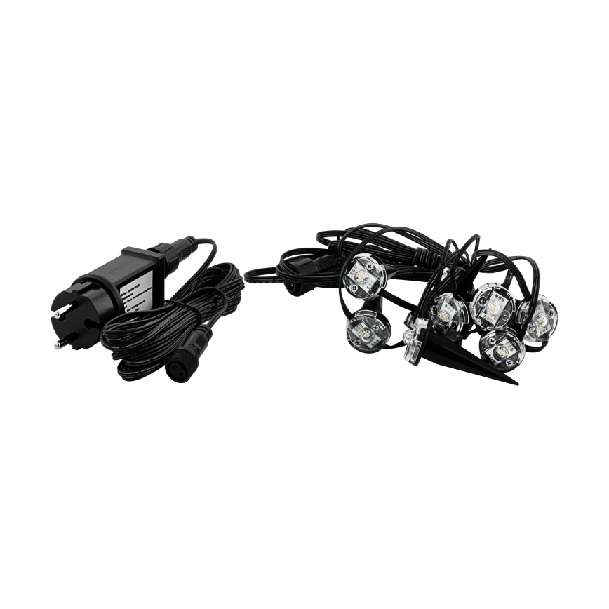 Eglo - LED utomhusljusslinga 9xLED 10m IP65 varmvit