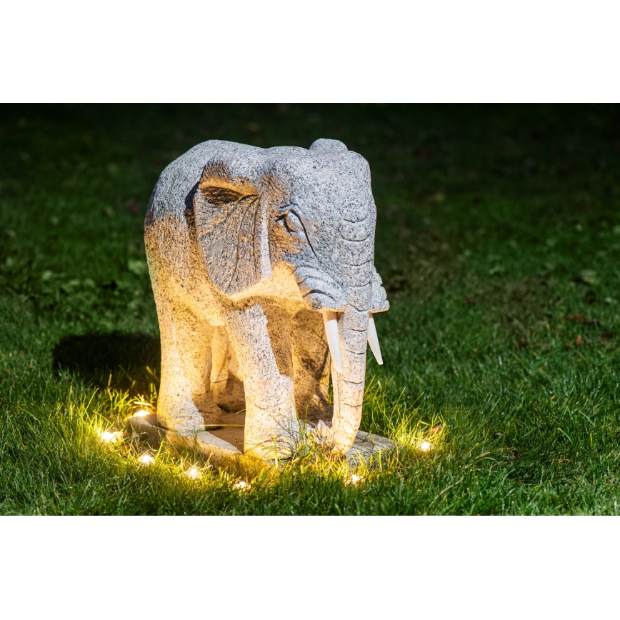 Eglo - LED utomhusljusslinga 9xLED 10m IP65 varmvit