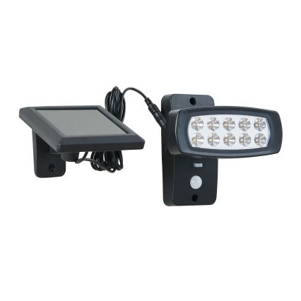 Eglo - LED Solcells vägglampa med sensor LED/1,2V 600 mAh IP44