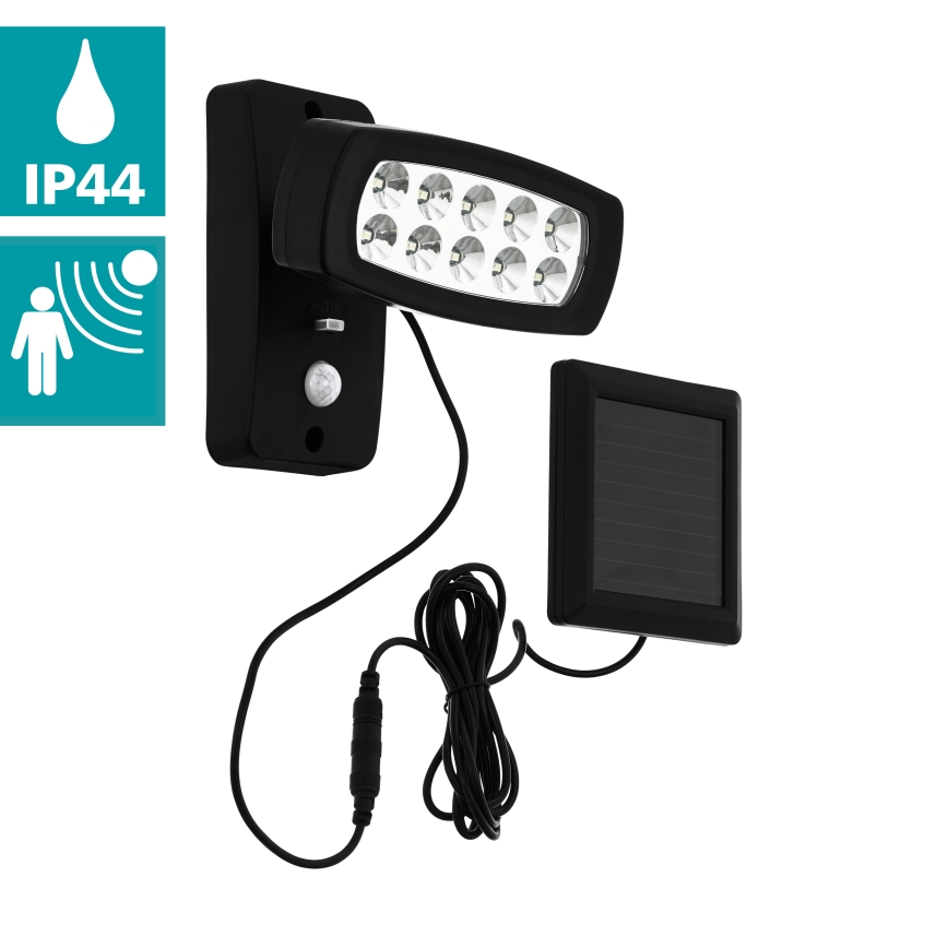 Eglo - LED Solcells vägglampa med sensor LED/1,2V 600 mAh IP44