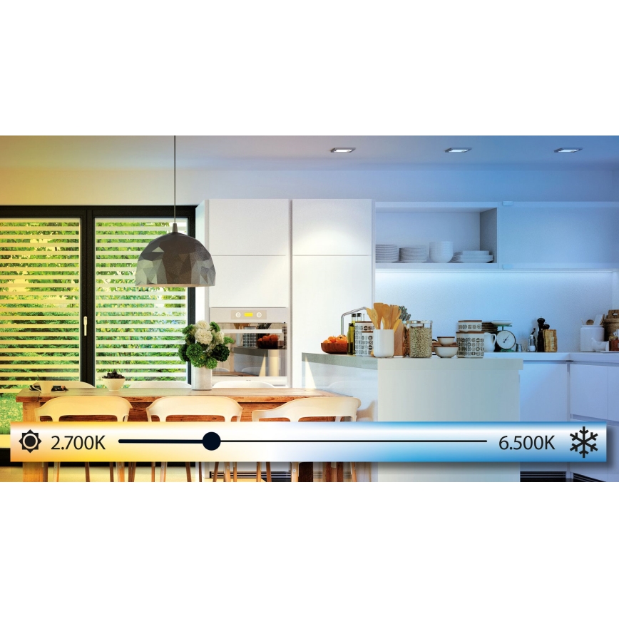 Eglo 98205 - Dimbar LED-panel SALOBRENA-A LED/30W/230V + Fjärrkontroll 