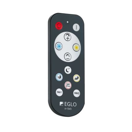 Eglo 98228 - Dimmbar LED-taklampa SILERAS-A LED/36W/230V Ø 60 cm + fjärrkontroll