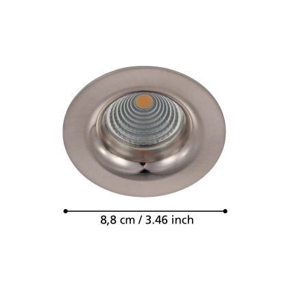 Eglo 98244 - LED Dimbar Infälld Takbelysning SALICETO LED/6W/230V