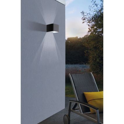 Eglo - LED vägglampa för utomhusbruk LED/6W/230V IP44