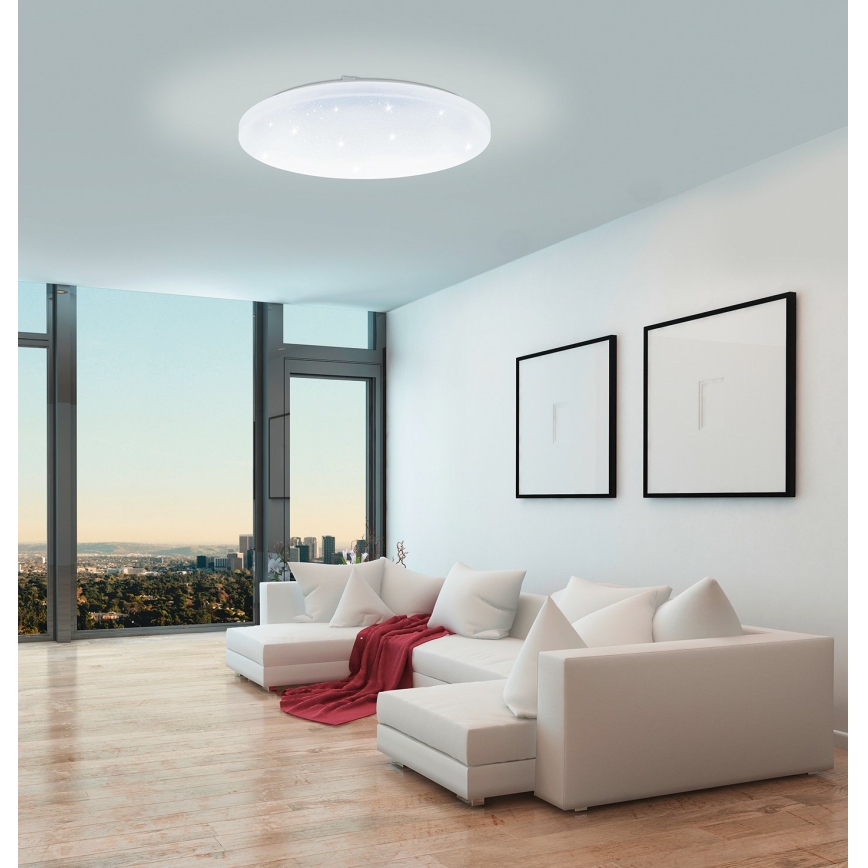 Eglo - LED dimbar badrumslampa LED/12W/230V IP44 + fjärrkontroll