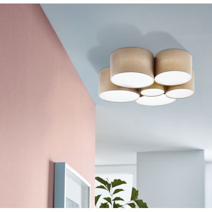 Eglo 98409 - Takbelysning PASTORE 6xE27/40W/230V