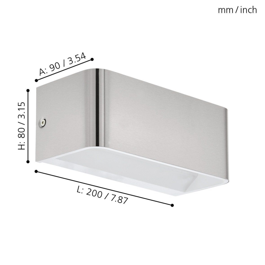 Eglo 98425 - LED Väggbelysning SANIA LED/10W/230V