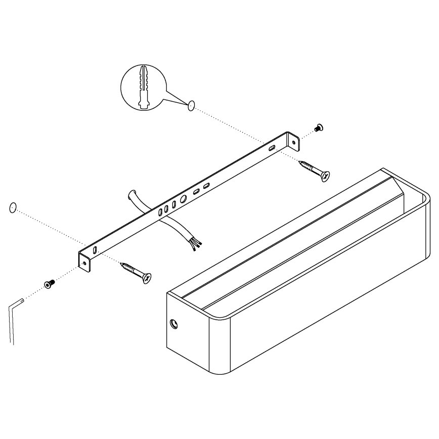 Eglo 98426 - LED Väggbelysning SANIA LED/12W/230V