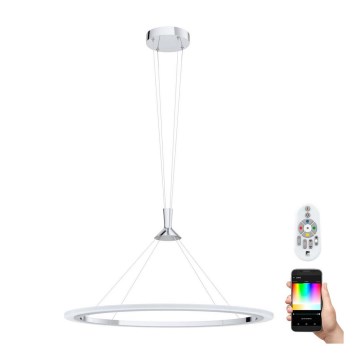 Eglo 98427 - LED RGB dimbar pendellampa på vajer HORNITOS-C LED/37W/230V + fjärrkontroll