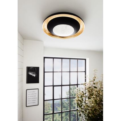 Eglo - LED dimbar taklampa LED/24,5W/230V + fjärrkontroll