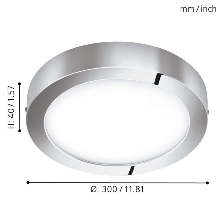 Eglo 98559 – FUEVA-C LED RGB dimbar taklampa, LED/21W/230V, Ø 30 cm