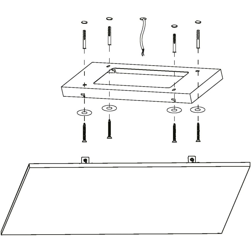 Eglo 98564 - LED RGB Dimbar Takbelysning TURCONA-C LED/30W/230V + Fjärrstyrd
