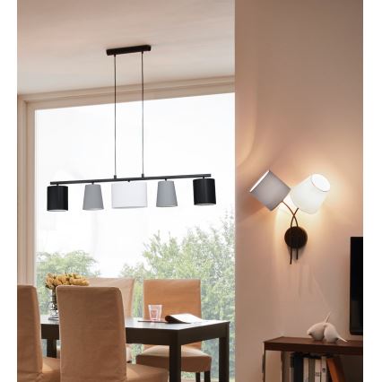 Eglo 98588 - Ljuskrona med snöre ALMEIDA 5xE14/25W/230V