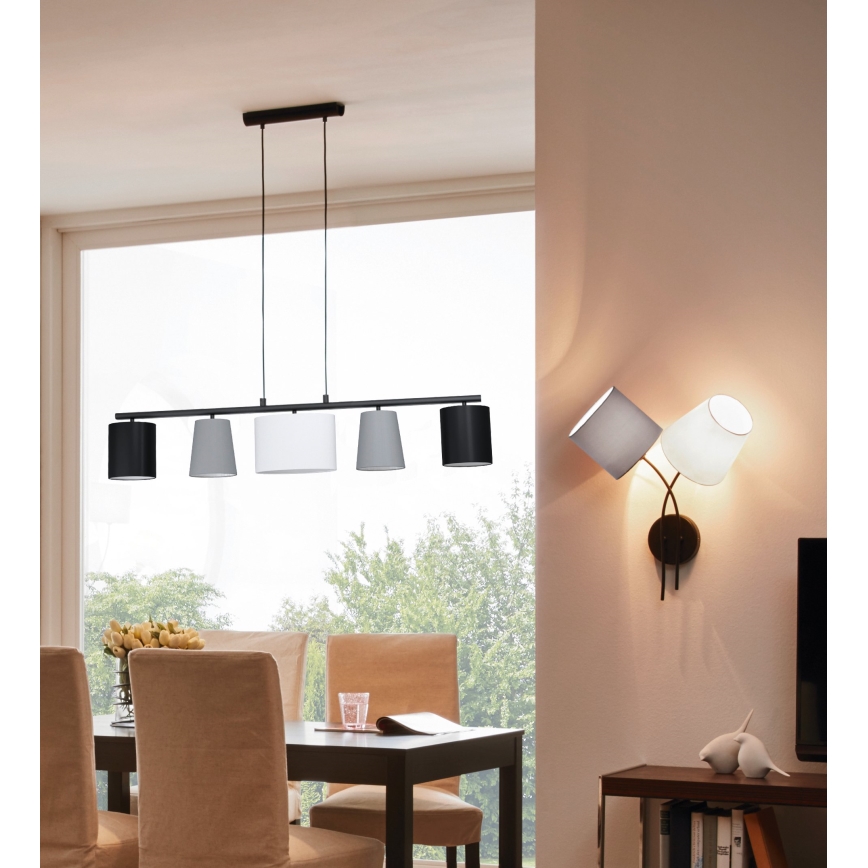 Eglo 98588 - Ljuskrona med snöre ALMEIDA 5xE14/25W/230V