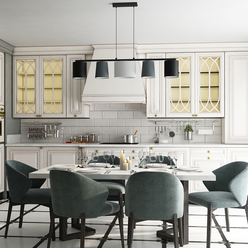 Eglo 98588 - Ljuskrona med snöre ALMEIDA 5xE14/25W/230V