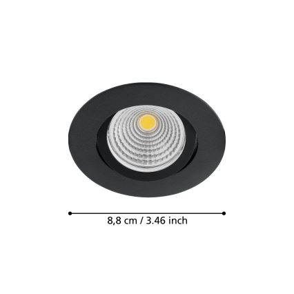 Eglo 98609 - LED Dimbar Infälld Takbelysning SALICETO LED/6W/230V
