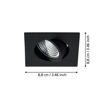 Eglo 98611 - LED Dimbar Hängande Takbelysning SALICETO LED/6W/230V