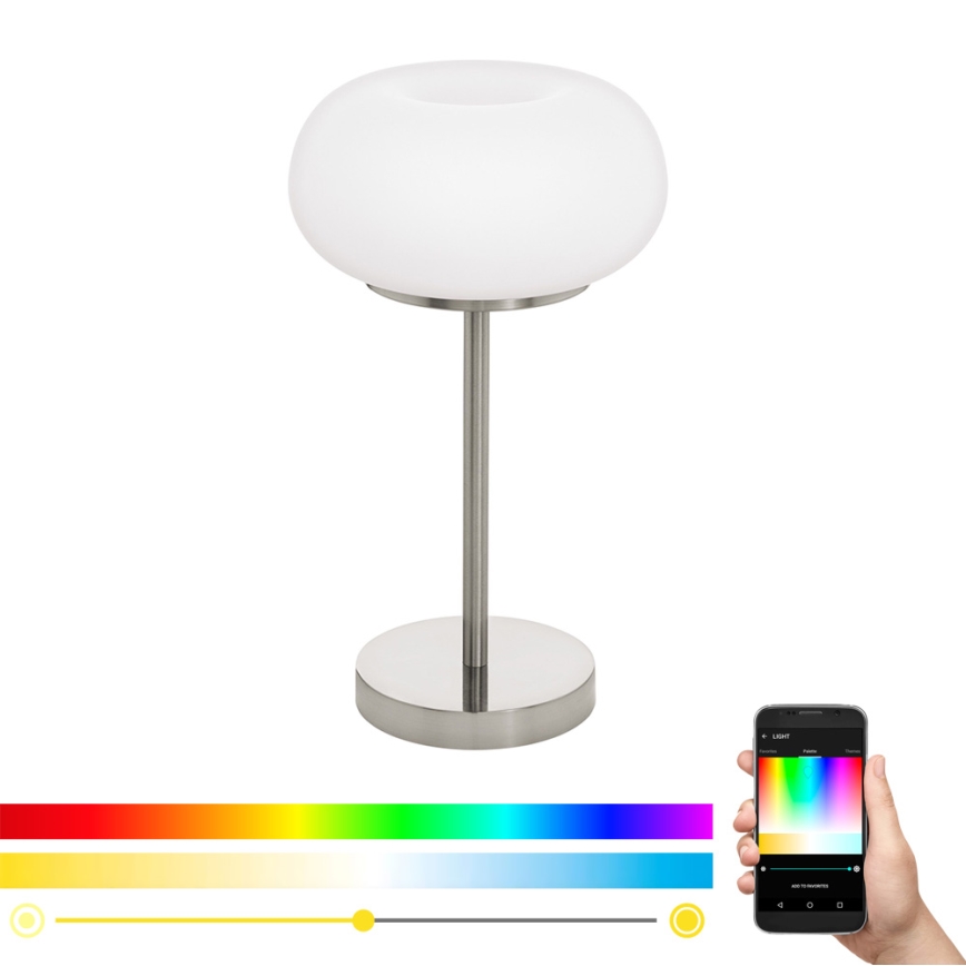 Eglo - LED RGB Dimbart bordslampa OPTICA-C LED/16W/230V Ø 27,5 cm