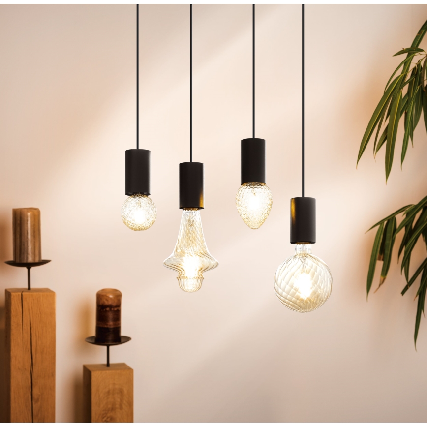 Eglo 98661 - Ljuskrona med snöre POZUETA 1xE27/40W/230V