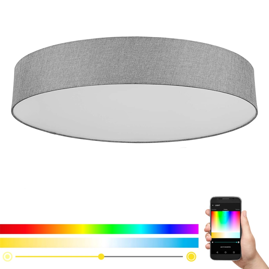 Eglo - LED RGBW Dimbar taklampa ROMAO-C LED/45W/230V + fjärrkontroll