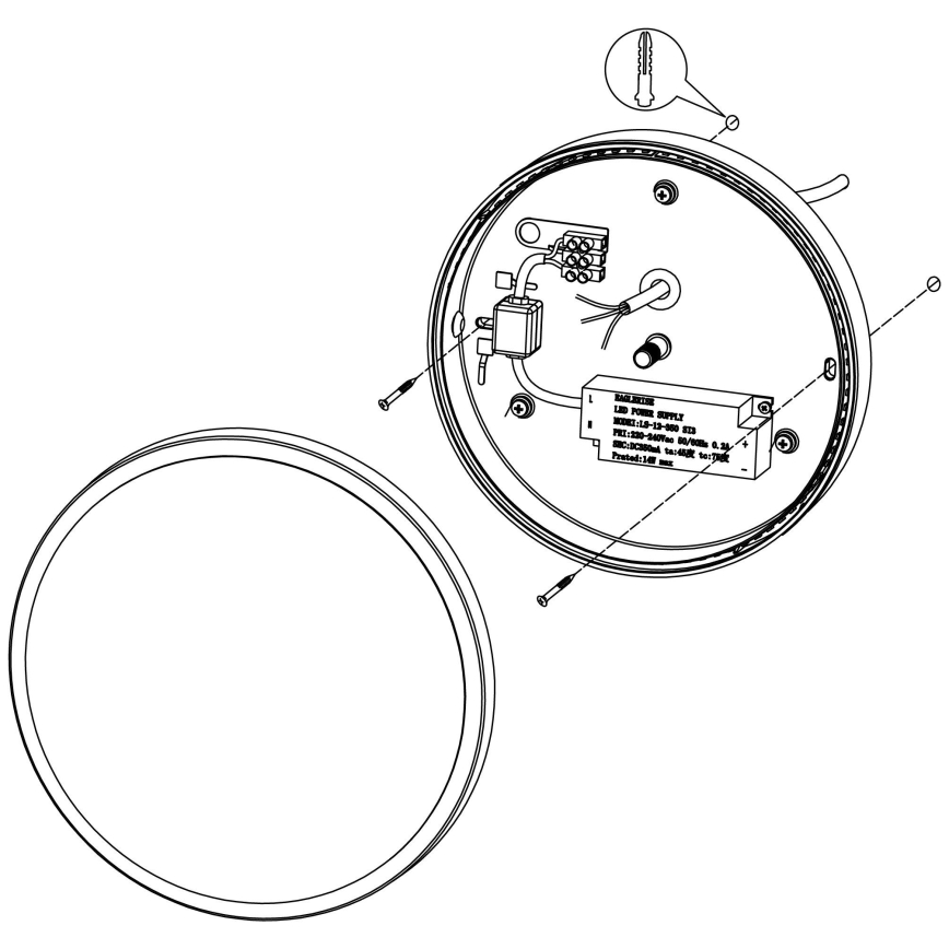 Eglo 98712 - LED utomhusväggarmatur MONGODIO LED/11,5W/230V IP44
