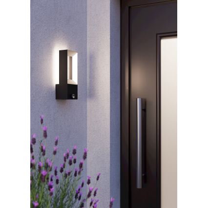 Eglo - LED Utomhusbelysning med en sensor 2xLED/5W/230V IP44