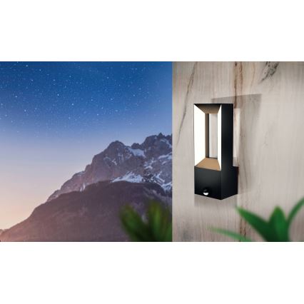 Eglo - LED Utomhusbelysning med en sensor 2xLED/5W/230V IP44