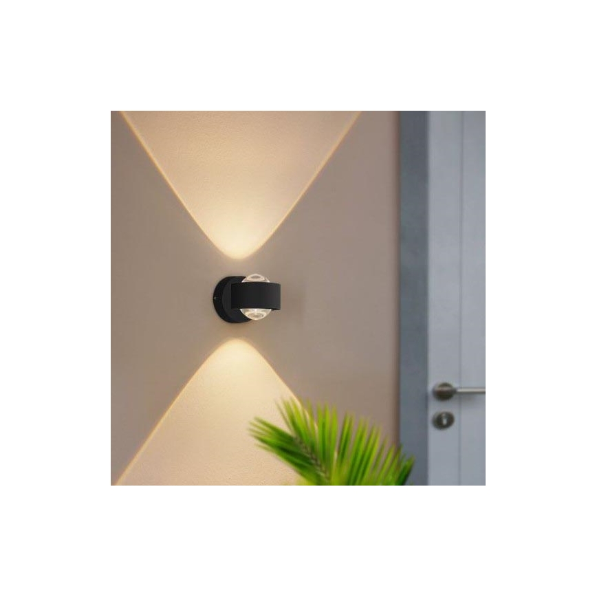 Eglo 98746 - LED Utomhus Väggbelysning TREVIOLO 2xLED/2W/230V IP44