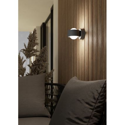 Eglo 98746 - LED Utomhus Väggbelysning TREVIOLO 2xLED/2W/230V IP44