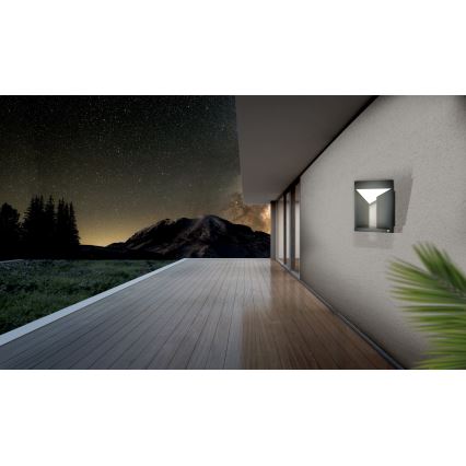 Eglo 98748 - LED utomhusvägglampa NEMBRO LED/10W/230V IP54