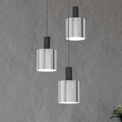 Eglo 98754 - Ljuskrona med snöre GOrosBA 3xE27/40W/230V