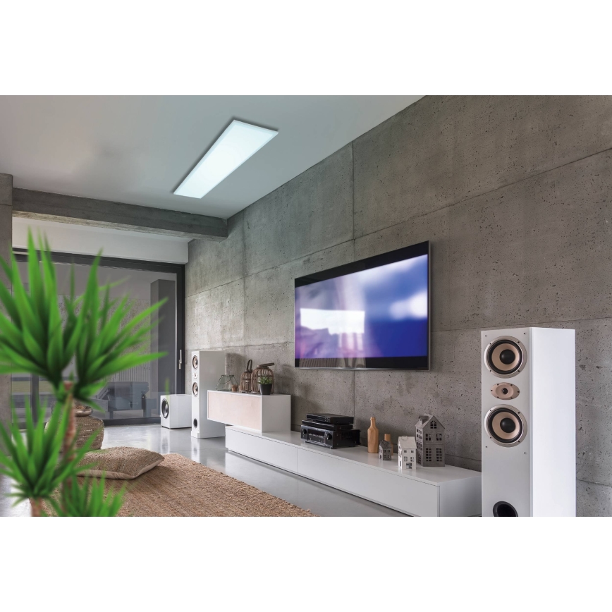 Eglo - RGBW Dimbar taklampa LED/32,5W/230V 2700-6500K 120x30 cm + fjärrkontroll