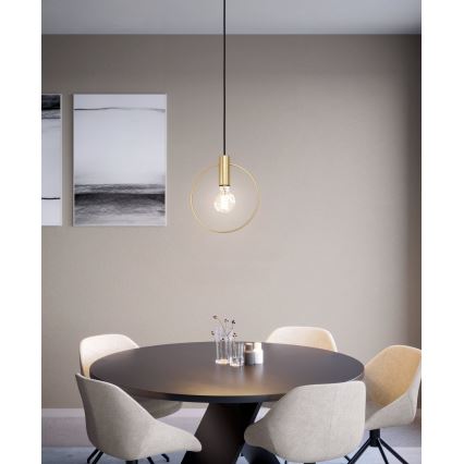 Eglo - Ljusskrona med upphängningsrem  1xE27/40W/230V