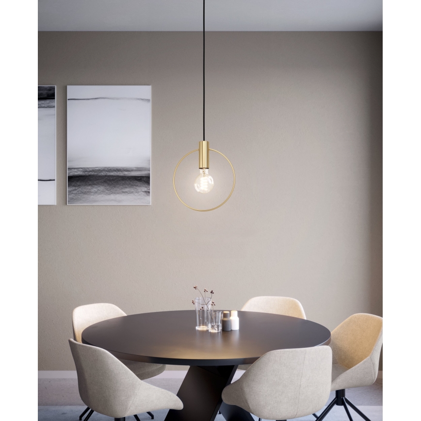 Eglo - Ljusskrona med upphängningsrem  1xE27/40W/230V
