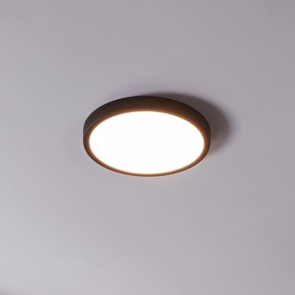 Eglo - Dimbar LED-badrumsarmatur 19,5 W, 230 V, IP44, ZigBee, Ø 28,5 cm