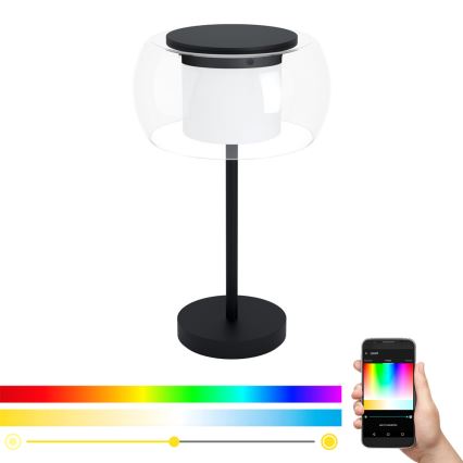 Eglo 99024 - Dimmbar LED RGB bordslampa BRIAGLIA-C LED/15W/230V