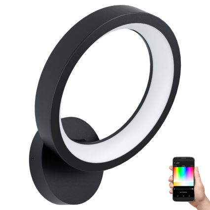 Eglo 99028 - LED RGB Dimbar väggarmatur MARGHERA-C LED/16W/230V