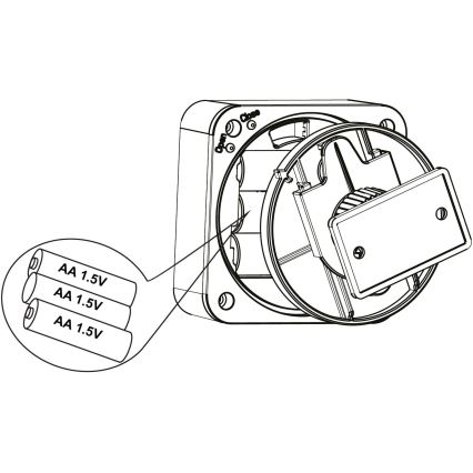 Eglo - Utomhussensor för rörelse och skymning IP44