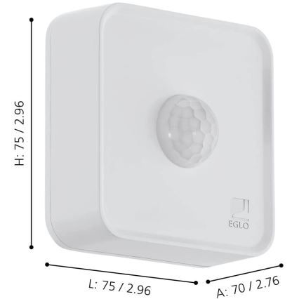 Eglo - Utomhussensor för rörelse och skymning IP44