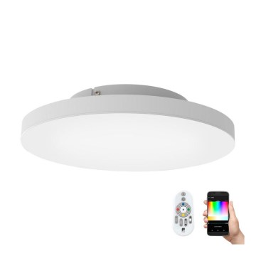 Eglo 99119 - LED RGB Dimbar Takbelysning TURCONA-C LED/20W/230V + Fjärrstyrd