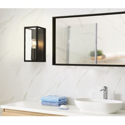 Eglo - Badrumsvägglampa 1xE27/60W/230V IP44