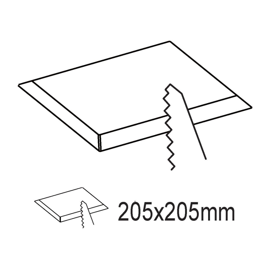 Eglo - Infälld LED-takarmatur LED/16,5W/230V 21,6x21,6 cm