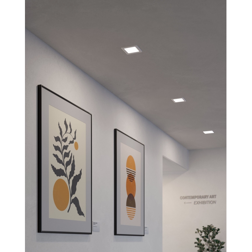 Eglo - LED infälld takarmatur LED/5,5W/230V 11,7x11,7 cm