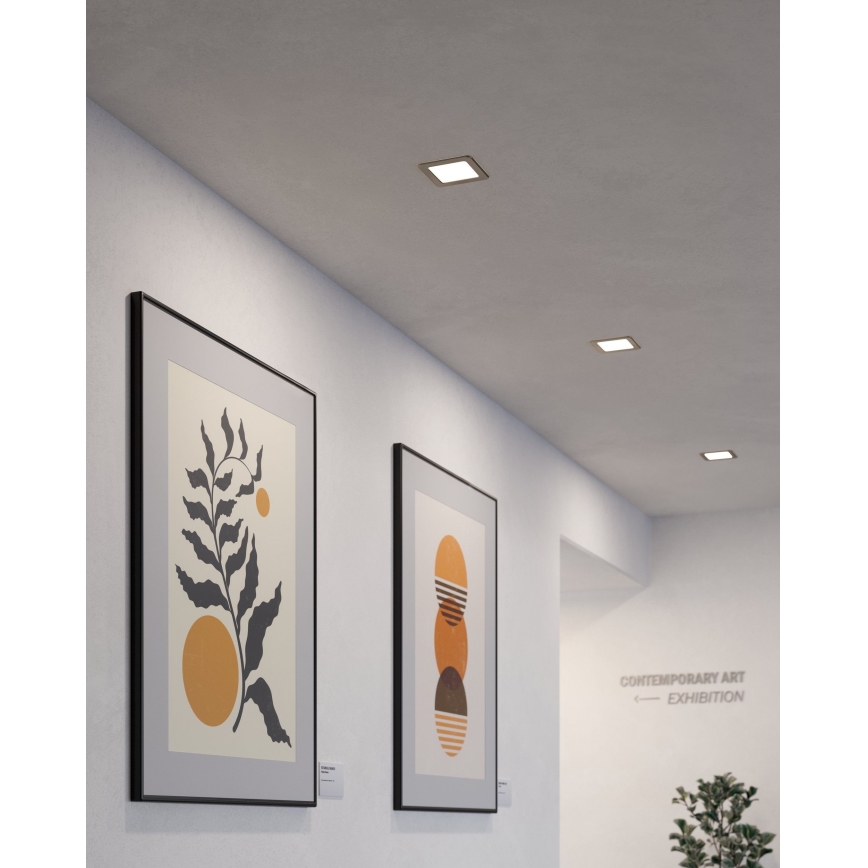 Eglo - infälld LED-downlight LED/5,5W/230V 11,7x11,7 cm