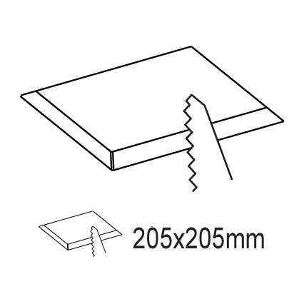 Eglo - LED infälld takarmatur LED/16,5W/230V 21,6x21,6 cm