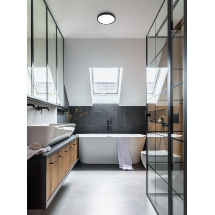 Eglo - LED badrumstaklampa 20 W/230 V IP44 Ø 28,5 cm