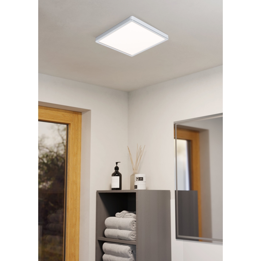 Eglo - LED badrumstaklampa LED/20W/230V IP44 28,5x28,5 cm