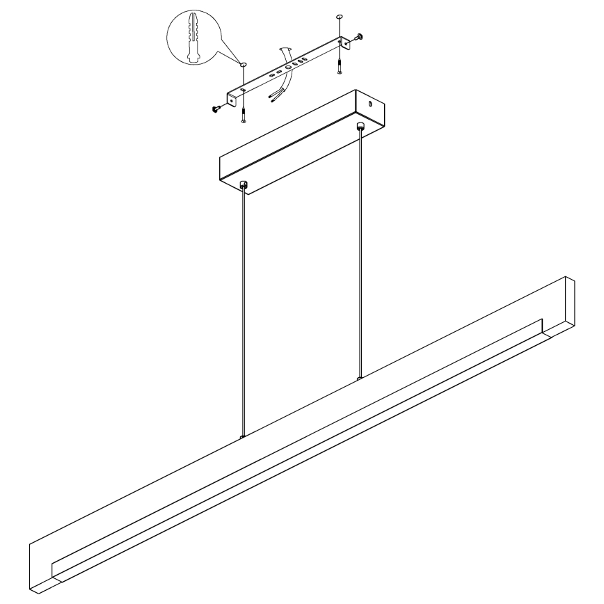 Eglo - LED dimbar taklampa LED/25,5W/230V
