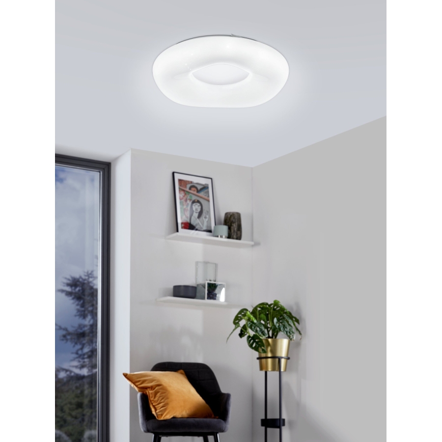 Eglo - LED dimbar taklampa LED/18W/230V + fjärrkontroll