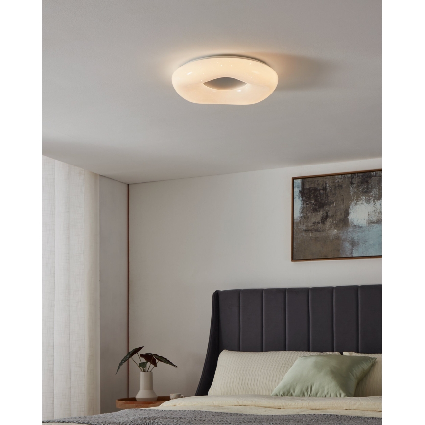 Eglo - LED dimbar taklampa LED/18W/230V + fjärrkontroll